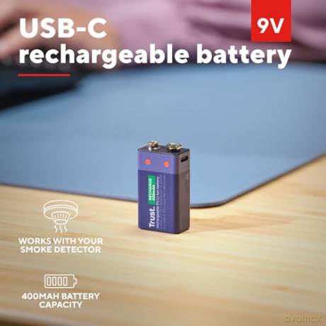 Akumulator 9V USB-C