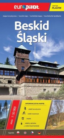 Beskid Śląski. Mapa turystyczna w skali 1:50 000. Europilot wersja plastik [KSIĄŻKA]