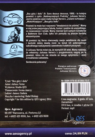 Bez góry i dołu - Juliusz Verne [AUDIOBOOK] [CD-MP3]