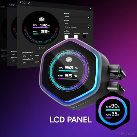 Chłodzenie wodne MasterLiquid 240 Atmos II LCD ARGB