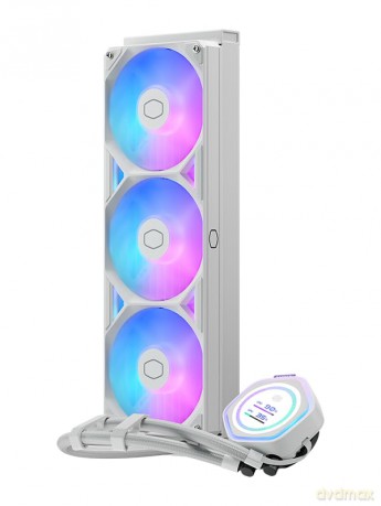 Chłodzenie wodne MasterLiquid 360 Atmos II LCD ARGB białe