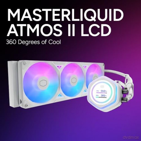 Chłodzenie wodne MasterLiquid 360 Atmos II LCD ARGB białe