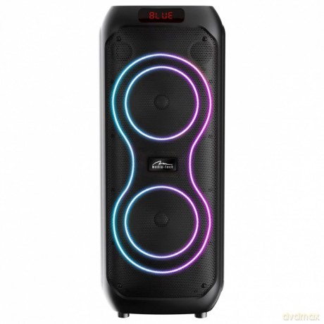 Głośnik bluetooth power audio MAX MT3185 Bluetooth 5.3+EDR/TWS/MP3/MicroSD/USB/AUX/Radio FM/Karaoke/USB-C/RMS 120W/ PMPO 1400W