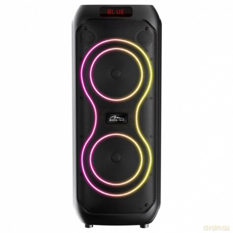 Głośnik bluetooth power audio MAX MT3185 Bluetooth 5.3+EDR/TWS/MP3/MicroSD/USB/AUX/Radio FM/Karaoke/USB-C/RMS 120W/ PMPO 1400W