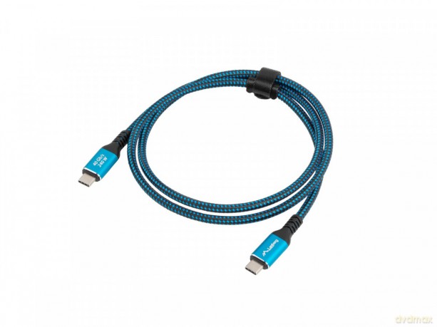 Kabel USB-C M/M USB4 0,5m 240W 8K 60HZ czarno-niebieski