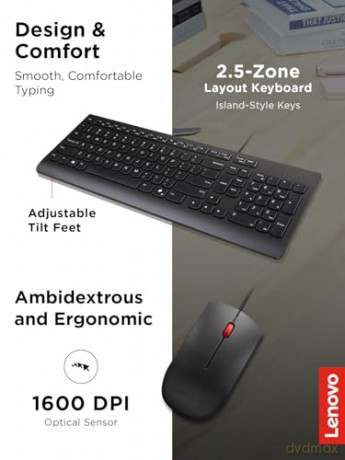 Klawiatura i mysz Essential Wired Combo 4X31R64400