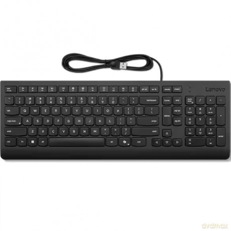 Klawiatura przewodowa Essential czarna US English 4Y41R64633
