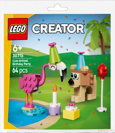 LEGO Creator 30715 Przyjęcie urodzinowe z uroczymi zwierzątkami [KLOCKI]