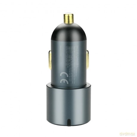 Ładowarka samochodowa CC-40Q QC3.0 60W 1X USB 2X USB-C PD czarna