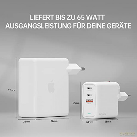 Ładowarka sieciowa Flex 65W 2xUSB-C + 1xUSB-A Biała