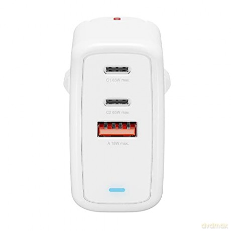 Ładowarka sieciowa Flex 65W 2xUSB-C + 1xUSB-A Biała