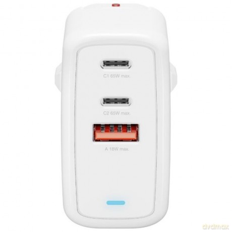 Ładowarka sieciowa Flex 65W 2xUSB-C + 1xUSB-A Biała