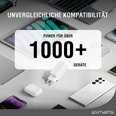 Ładowarka sieciowa PDPlug Dual 45W 2xUSB-C Biała