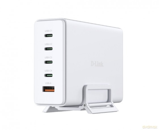 Ładowarka zasilacz GAN 240W 4x USB-C 1x USB-A