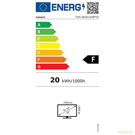 Monitor 23.8 ThinkVision T24t-20 WLED LCD 62C5GAT1EU