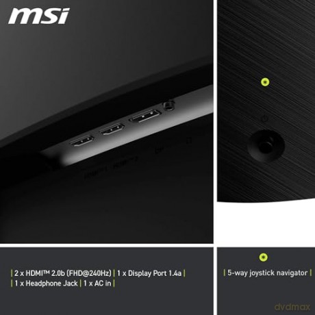 Monitor 31.5 cala MAG 32C6X LED/FHD/Curved/250Hz/czarny