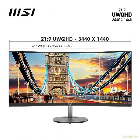 Monitor 34 cale PRO MP341CQ CURVED/VA/UWQHD/100Hz