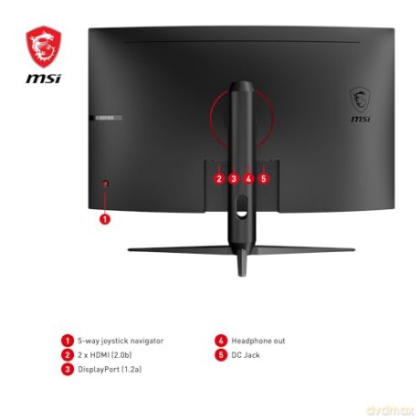 Monitor G32CQ5P 31.5 cala Zakrzywiony/WQHD/VA/170Hz