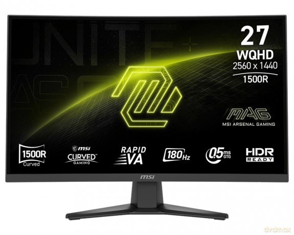 Monitor MAG 275CQF E18 27 cali LED/WQHD/LED/Curved/180Hz/czarny