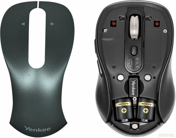 Mysz bezprzewodowa Dual Bluetooth + USB 2,4GHz YMS 2010BK GYRO