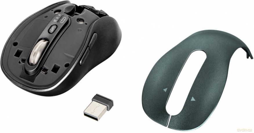 Mysz bezprzewodowa Dual Bluetooth + USB 2,4GHz YMS 2010BK GYRO
