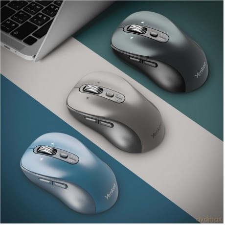 Mysz bezprzewodowa Dual Bluetooth + USB 2,4GHz YMS 2010BK GYRO