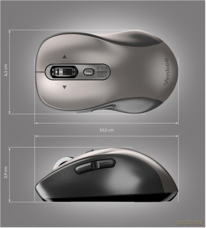 Mysz bezprzewodowa Dual Bluetooth + USB 2,4GHz YMS 2010SR GYRO