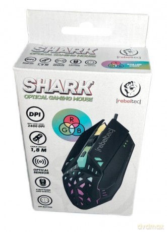 Mysz dla graczy SHARK, USB 1.8m