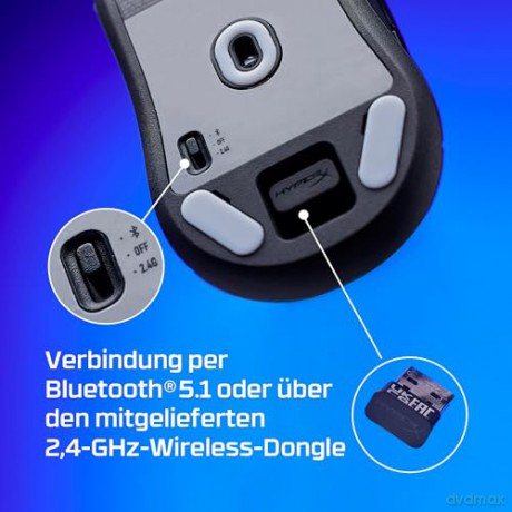 Mysz Pulsefire Haste 2 Mini biała - 7D389AA