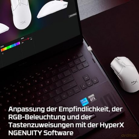 Mysz Pulsefire Haste 2 Mini biała - 7D389AA