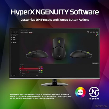 Mysz Pulsefire Saga Pro Bezprzewodowa Gaming - A2PB2AA