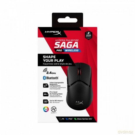 Mysz Pulsefire Saga Pro Bezprzewodowa Gaming - A2PB2AA
