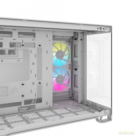 Obudowa 2500X mATX iCUE Mid-Tower Biała RGB