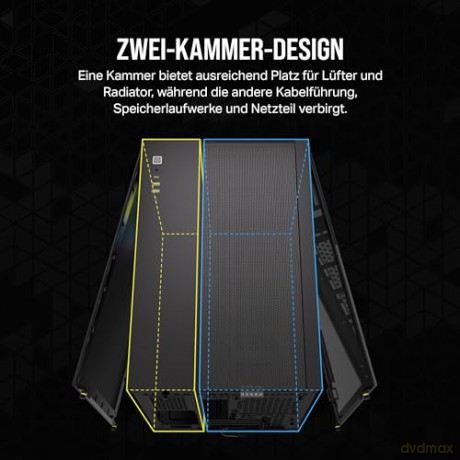 Obudowa 2500X mATX iCUE Mid-Tower Black RGB