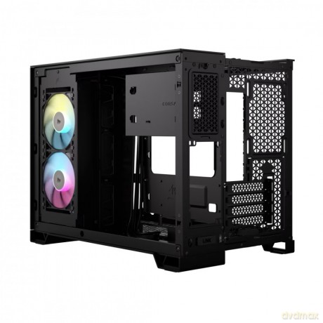 Obudowa 2500X mATX iCUE Mid-Tower Black RGB