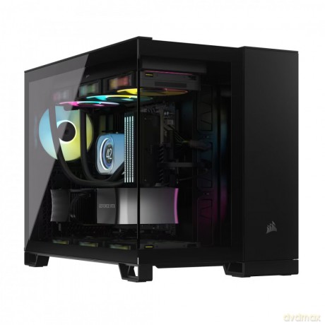 Obudowa 2500X mATX iCUE Mid-Tower Black RGB