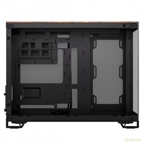 Obudowa 2500X mATX Mid Tower Czarny/Orzech drewno