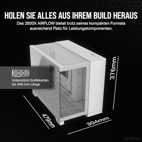 Obudowa 2500X mATX Mid-Tower Biała