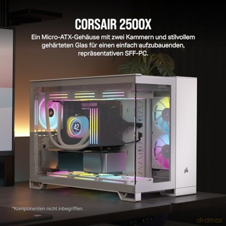 Obudowa 2500X mATX Mid-Tower Biała
