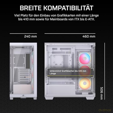 Obudowa 3500X LXR LINK TG Mid-Tower Biała