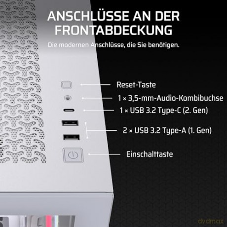 Obudowa 3500X LXR LINK TG Mid-Tower Biała