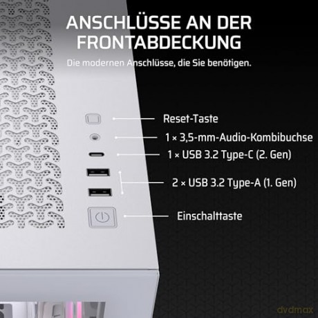 Obudowa 3500X RSR ARGB TG Mid-Tower Biała