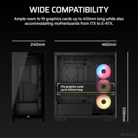 Obudowa 3500X RSR ARGB TG Mid-Tower Czarna