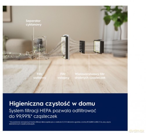 Odkurzacz bezworkowy linia 500 EL51A2UG