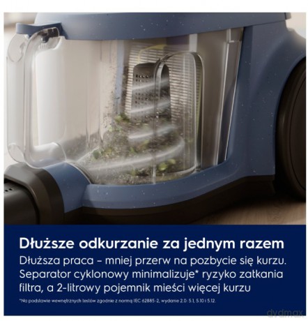 Odkurzacz bezworkowy linia 500 EL51A2UG