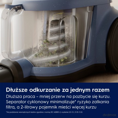 Odkurzacz bezworkowy linia 500 EL51C1LDB