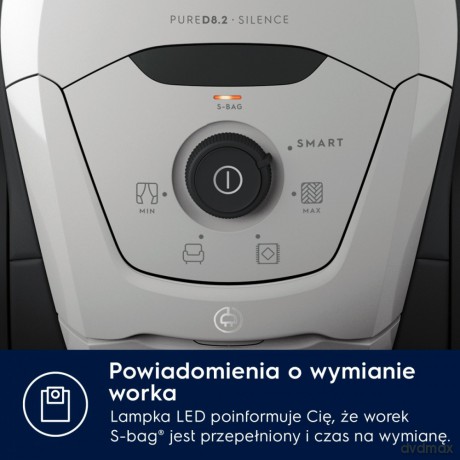 Odkurzacz workowy Pure D8 PD82-4MG SILENCE
