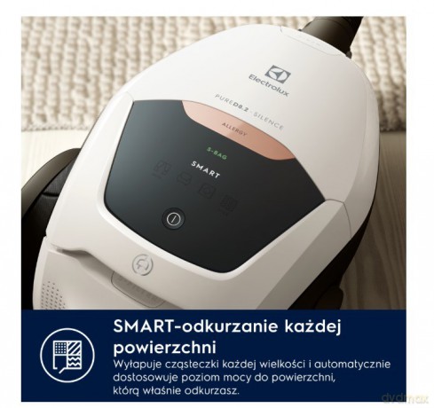 Odkurzacz workowy Pure D8 PD82-ALRG SILENCE