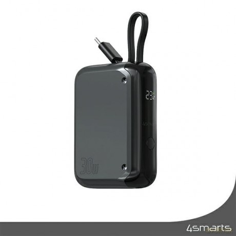 Powerbank Pocket 30W 10000mAh wbudowany kabel USB-C 15cm