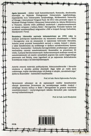 Boszniacy. Literackie narracje tożsamościowe po 1992 roku - Agata Jawoszek [KSIĄŻKA]